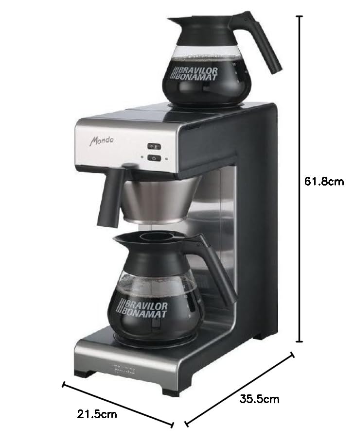 Bravilor Bonamat J510 Mondo - Cafetera (1,5 L)