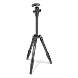 Manfrotto MKELES5BK-BH - Trípode element traveller, pequeño con rótula de bola, color negro