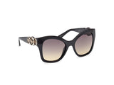 Guess Gu00197 Gafas, 05b Shiny Black, 55/20/140 para Mujer