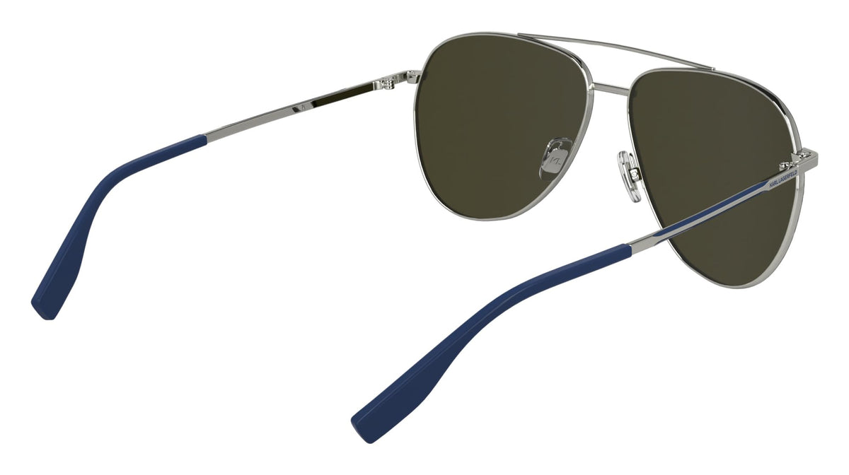 KARL LAGERFELD Kl360s Gafas, Silver, 59-140-13 Unisex Adulto