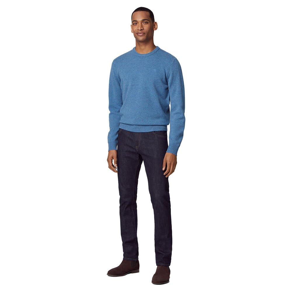 Hackett London Jeans de Mezclilla para Hombre, Azul (Denim Blue), 28W / 28L