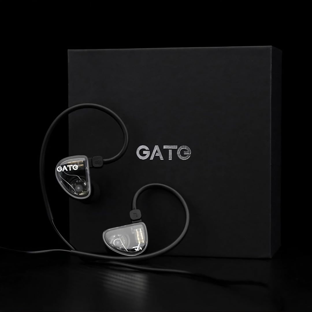 TRUTHEAR Gate Monitor intrauditivo | Negro | Auriculares intrauditivos con Cable para Escenario, Estudio o Audio