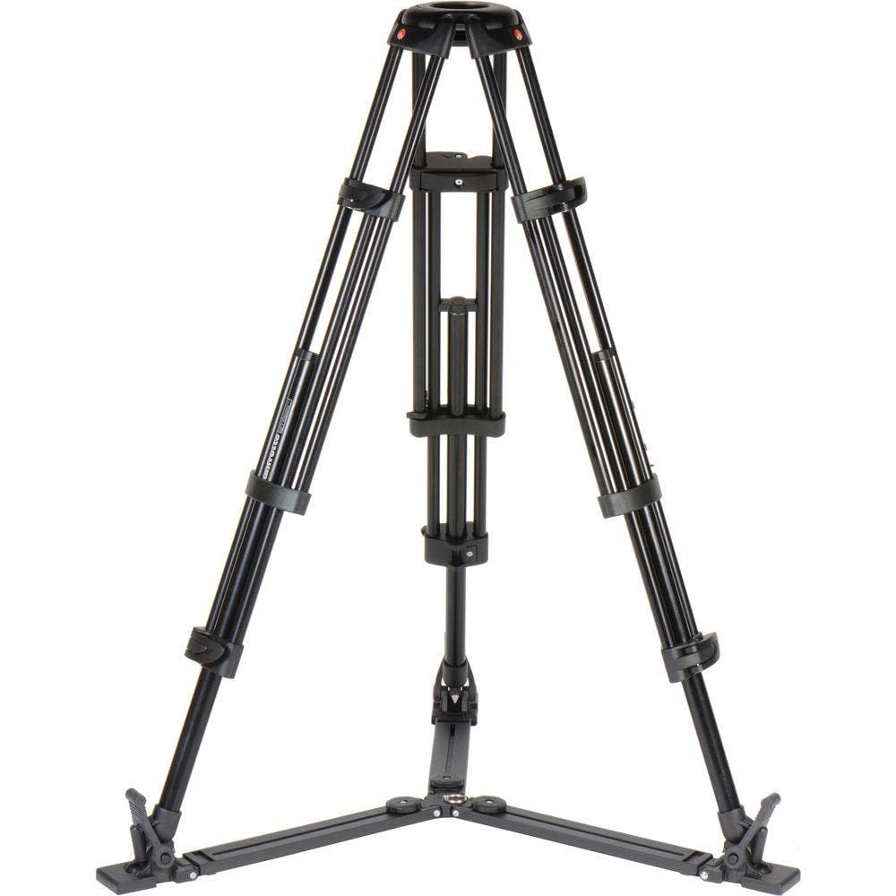 Manfrotto MVH502A - Trípode completo, negro - con 546GB-1