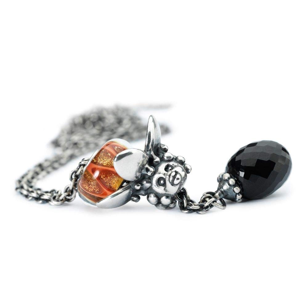 Trollbeads People'S Bead 2012 Spiritual Collection - Collar de Plata de Ley con ónix