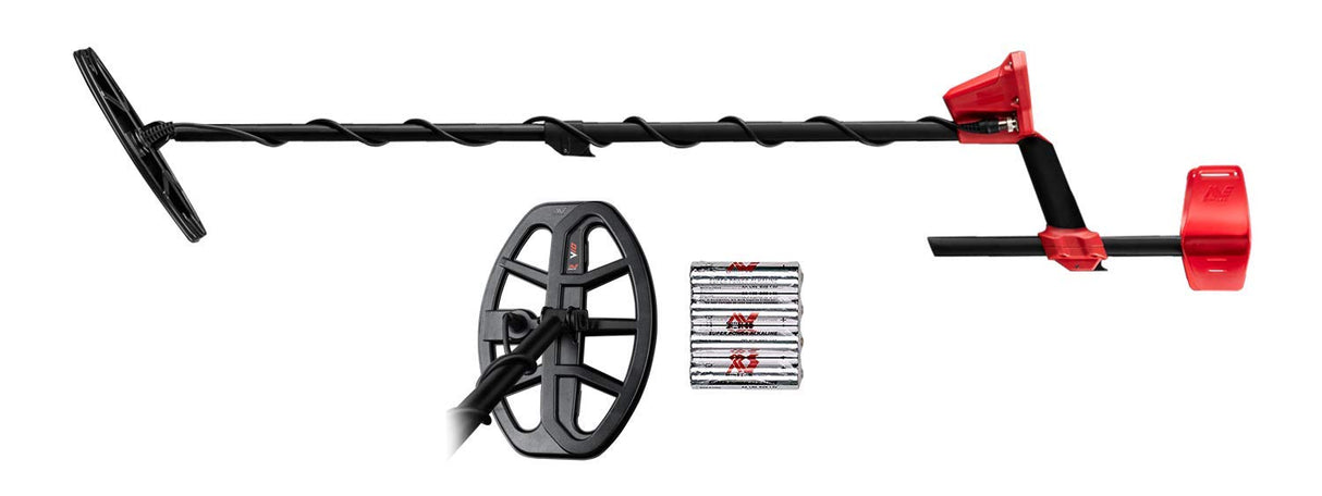 Detector de Metales Minelab Vanquish 340 Multifrecuencia Auto-Selector para Adultos con Bobina V10 10 "x7 Doble-D Impermeable (3 Modos de Detección)