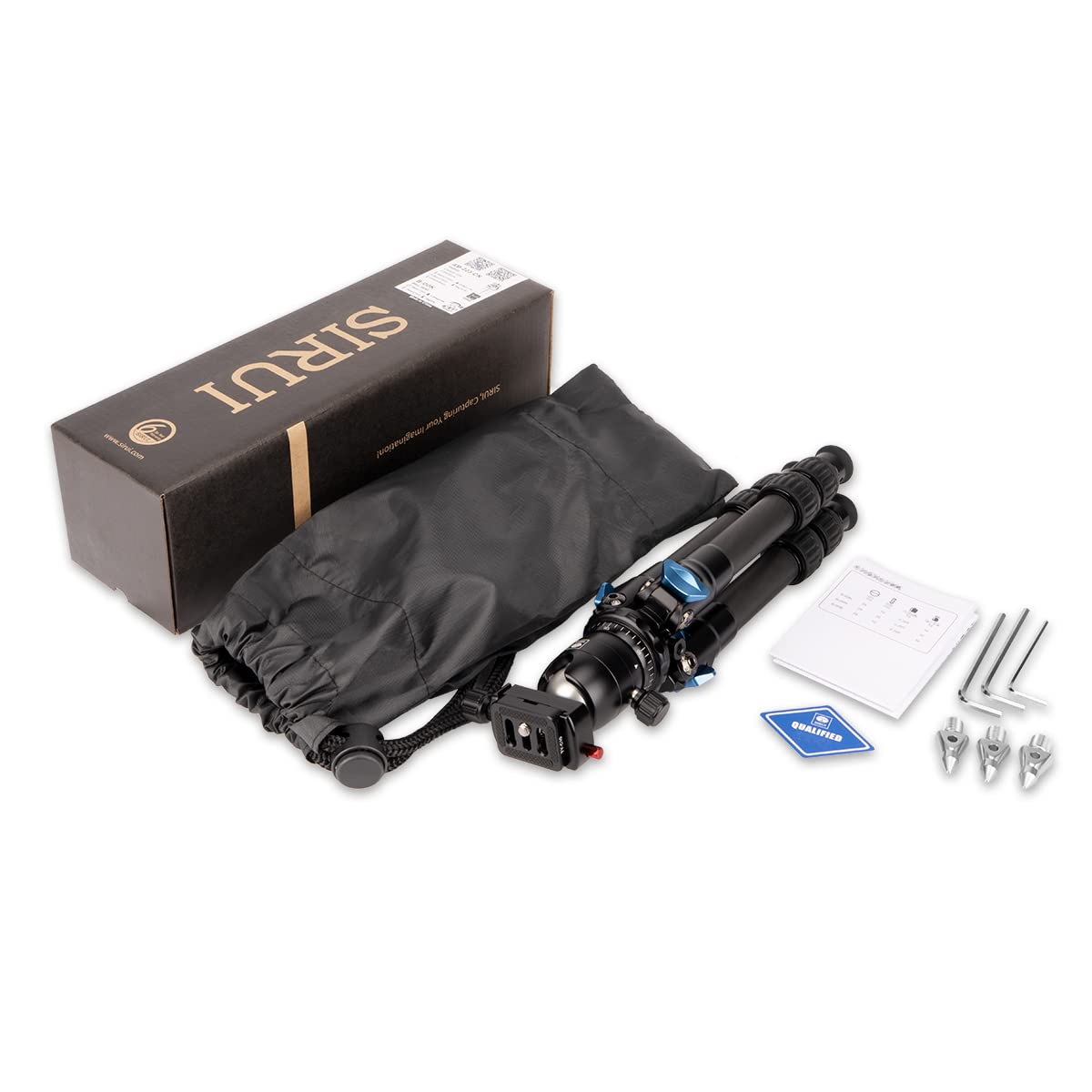 SIRUI AM-223 ProfiLegs Fibra de Carbono Mini trípode con Cabeza de Ball B-00K (Negro)