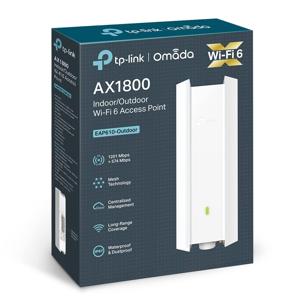 TP-Link EAP610-Outdoor|WiFi6 AX1800 Access Point