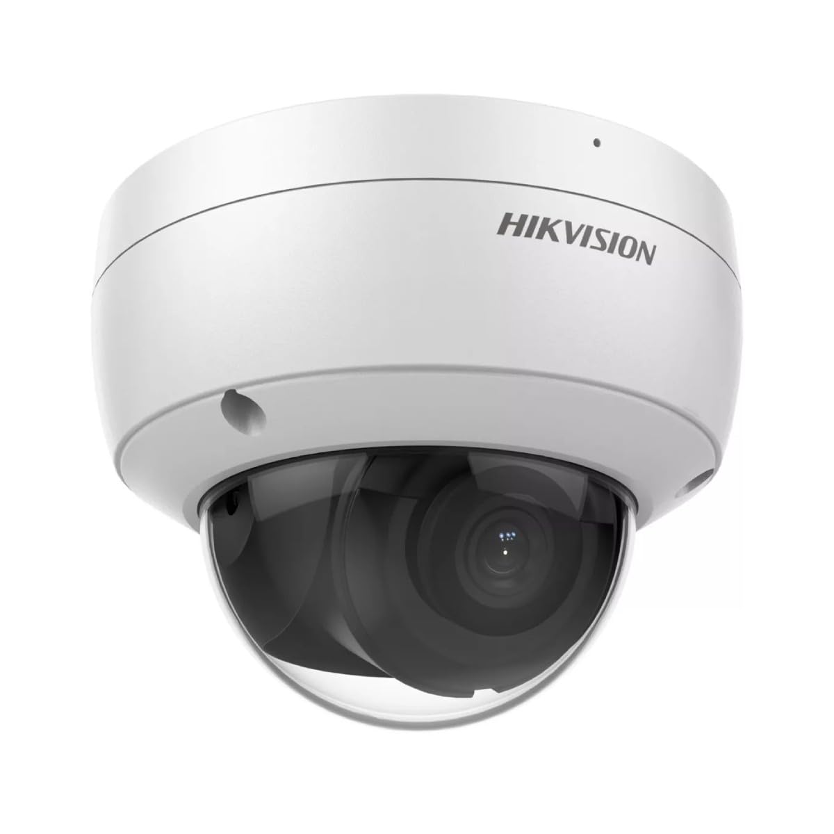 Hikvision Cámara de Red de Domo Fijo AcuSense Vandal de 8 MP con Lente de 2,8 mm