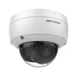 Hikvision Cámara de Red de Domo Fijo AcuSense Vandal de 8 MP con Lente de 2,8 mm