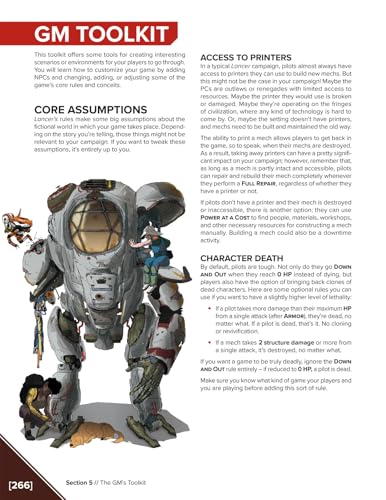 Lancer TTRPG Core Rulebook