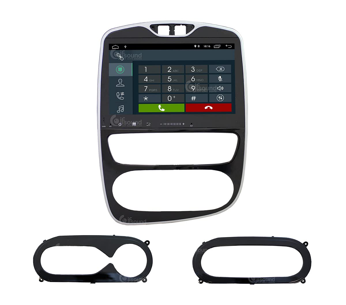 Autorradio de Ajuste Personalizado para Renault Clio Android GPS Bluetooth WiFi Dab USB Pantalla táctil Full HD 10"