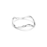 Swarovski Brazalete Sublima, Talla redonda, Blanco, Baño de rodio