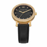 Michael Kors Corey Reloj Mujer, Movimiento de Cuarzo Tres Agujas con Correa de Acero Inoxidable o Cuero