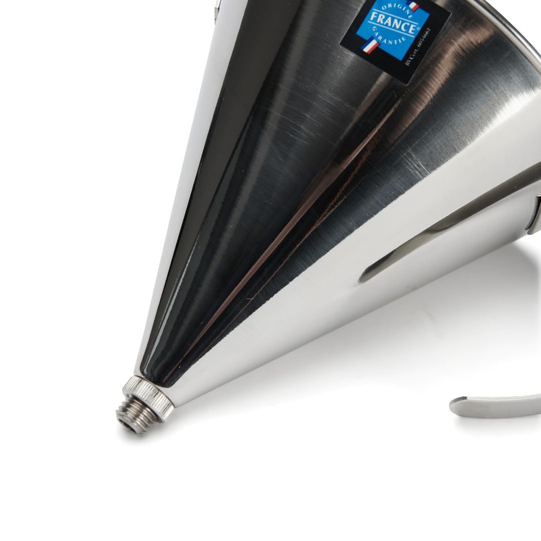 De Buyer, EMBUDO AUTOMATICO, TODO INOX, 3 CAUDALES,1,5 L. CON SOPORTE-Ø17,5 CM- 1,5 L., CON SOPORTE-3354.12