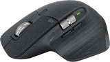 Logitech MX Master 3S - Ratón inalámbrico de Rendimiento con Desplazamiento ultrarrápido, USB-C, Bluetooth, Windows, Linux, Cromado, Gris Oscuro