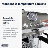 De'Longhi La Specialista Arte Evo EC9255.T, Máquina de Café Espresso, con Función Cold Brew, con Jarra de Leche Profesional, Sensor Grinding Technology, Incluido Kit de Barista, 1550W, Titanio