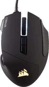 Corsair SCIMITAR RGB ELITE Ratón con Cable para Juegos MOBA/MMO - 18.000 PPP - 17 Botones Programables - Compatible con iCUE - PC, Mac, PS5, PS4, Xbox - Negro