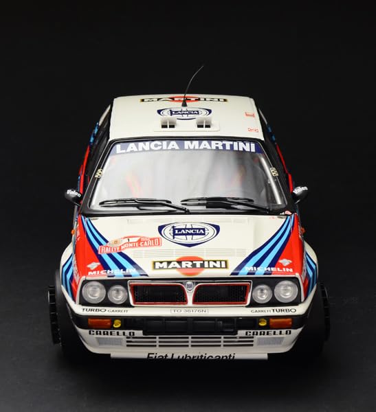 ITALERI -4709 Lancia Delta HF integral 16 V, escala 1:12, Rally Montecarlo 1990, modelo de plástico para montar, multicolor, 4709