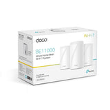 TP-Link WiFi 7 Deco BE65 Pro Router Mesh WiFi, BE9300Mbps Tri-Band, canales 320 MHz, 2 puertos 5Gbps, puerto 2,5 Gbps, Alexa, HomeShield, MLO, funciona con cualquier ISP y módem, 4 antenas internas, 3