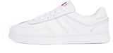 Tommy Jeans Low Profile Sneaker Mujer Greenwich Leather Elegante, Blanco (White), 37