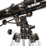 Sky-Watcher Skywatcher Evostar-90 (AZ-3) - Telescopio Refractor, Plata