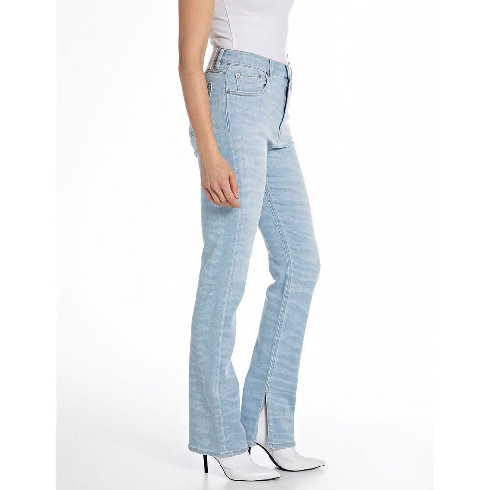 REPLAY WB489 Sharljn Comfort, Vaqueros confeccionados en denim confort para mujer, Azul (Light Blue 010), 25W / 30L