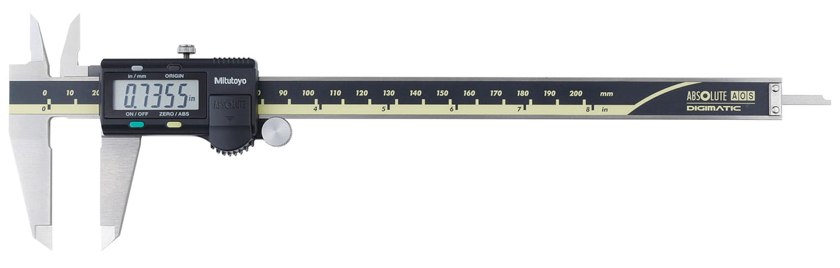 Mitutoyo 500 – 197 – 30 serie 500 Aos absoluta Digimatic pinzas con la exclusiva tecnología absoluta Codificar, 0 "-8"/0 Mm-200 mm gama