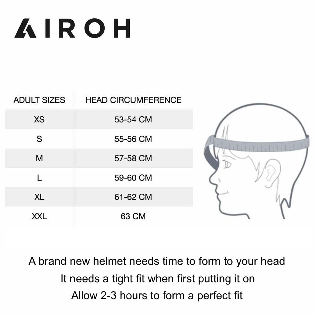 AIROH Aviator 3 Monarch Orange Gloss XXL