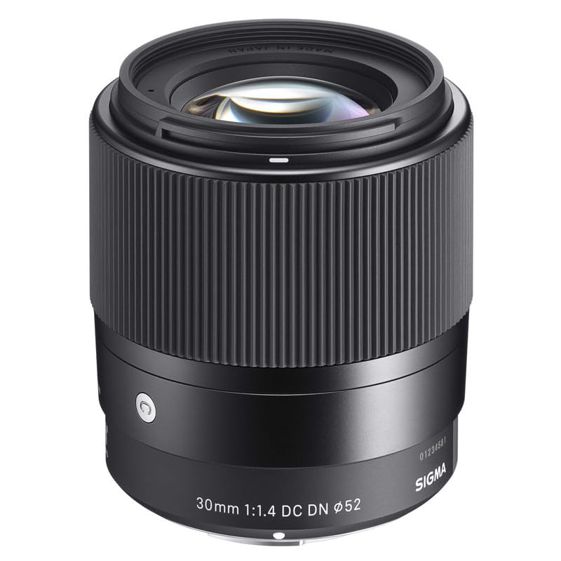 Sigma 30mm f/1.4 DC DN Contemporary - Objetivo estándar para el sistema Micro Cuatro Tercios, color negro