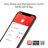 【Nuevo Wi-Fi7】 Mercusys Halo H47BE(2-Pack) - BE9300 Tri-Band Wi-Fi Mesh 7, hasta 9.3 Gbps, Cobertura de hasta 550 m², 3X 2.5G Puertos, fácil config de App | Conecta más de 200 Dispositivos
