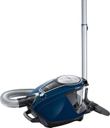 Bosch Hogar BGS7RCL Relaxx Ultimate Aspirador sin Bolsa, Extremadamente silencioso 68 decibelios, 700 W, 3 litros, Azul, azul