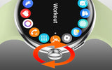 WIFIT - Reloj Inteligente WiWatch R1 Negro Android e iOS - 1.3" AMOLED - A-GPS - Monitor de sueño - Sensor de oxígeno - 100 Modos Deportivos - Autonomía de 14 días, Negro, Large, Híbrido