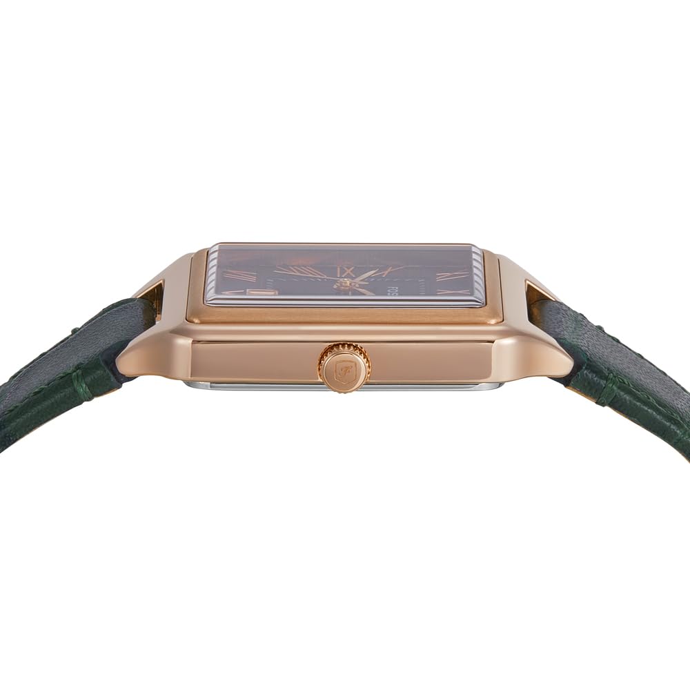 Fossil Reloj Analógico para Mujeres de Cuarzo con Correa en Cuero ES5366