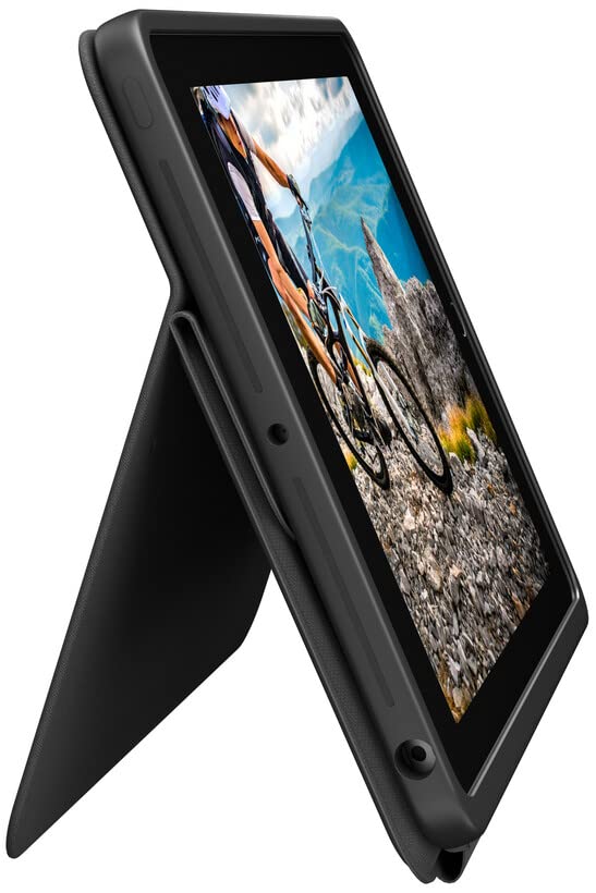 Logitech Rugged Folio para iPad (7.ª, 8.ª y 9.ª generación) Funda con teclado protectora, Disposición QWERTZ Alemán - Negro
