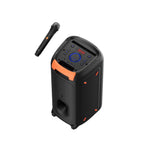 Celly, Altavoz Bluetooth portátil con micrófono inalámbrico y Efectos Luminosos, tecnología True Wireless Stereo para Fiestas y Eventos, fácil de Transportar, Potencia de 40 W