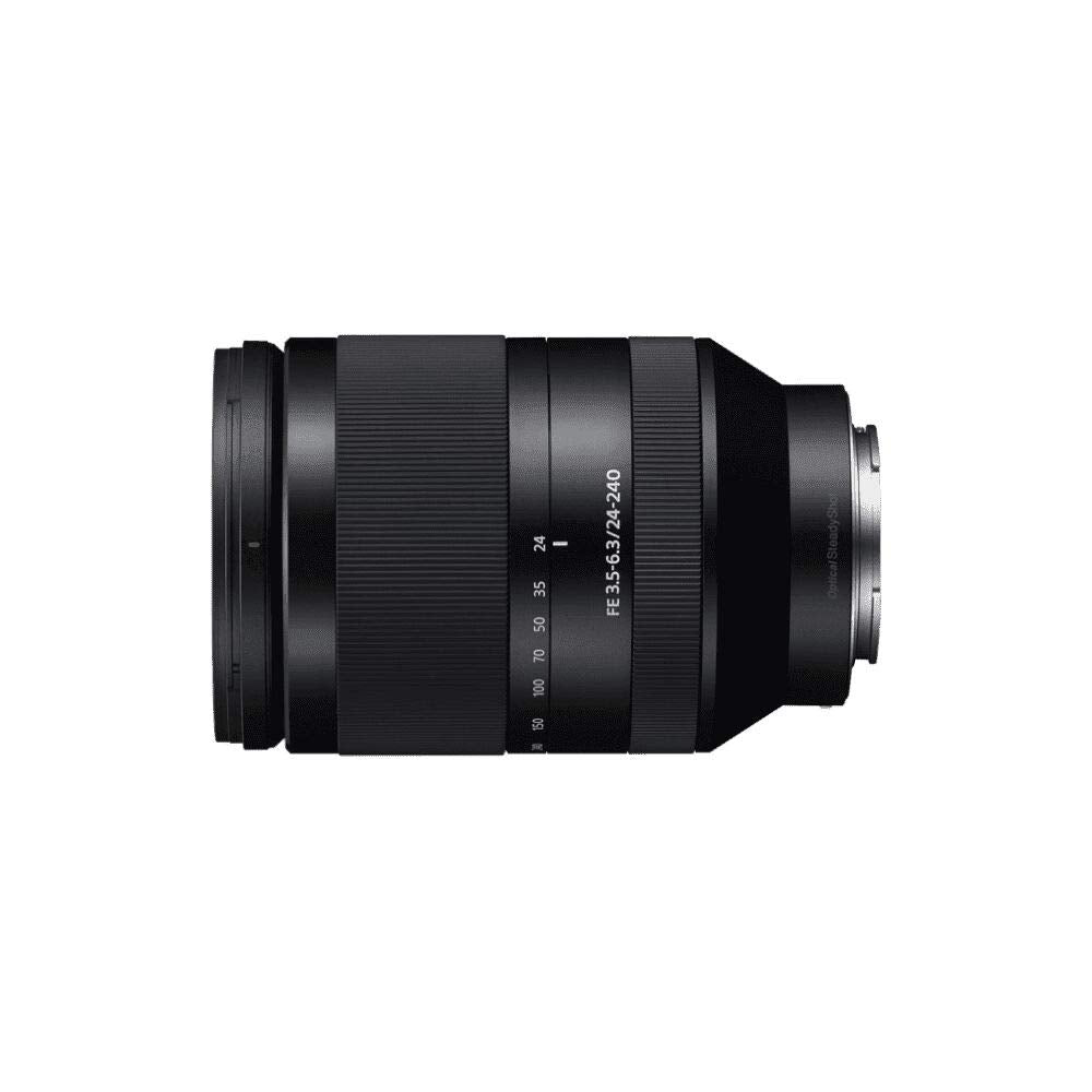 Sony FE Zoom 24-240 mm f/3.5-6.3 OSS - Full-Frame, Gran Angular, Teleobjetivo (SEL24240), Negro