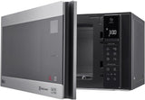 LG Microondas MS2595CIS con tecnología Smart Inverter 25 litros de capacidad, 1000 W, programas automáticos, niveles de potencia ajustables y función EasyClean, color plateado