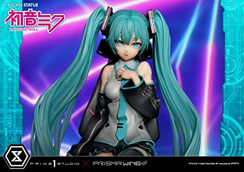 Prime 1 Studio Hatsune Miku - Figura Decorativa (PVC, 1/4 Hatsune Miku Art by Neco, 34 cm)
