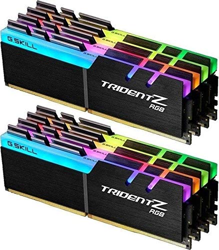 G.Skill F4-3200C14Q2-64GTZR - Kit de Memoria 8 x 8 GB, Color Negro