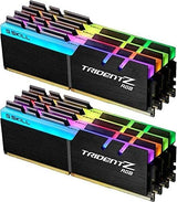 G.Skill F4-3200C14Q2-64GTZR - Kit de Memoria 8 x 8 GB, Color Negro