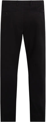 Tommy Hilfiger Chino Hombre Denton Chino Satin Straight Fit, Negro (Black), 31W/32L