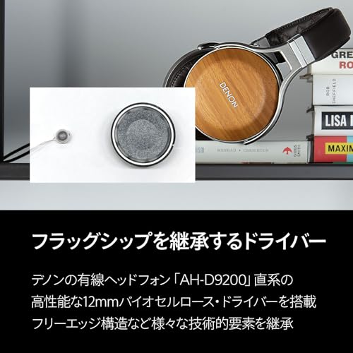 Denon AH-C500W - Auriculares intrauditivos inalámbricos, Resistentes al Agua, con micrófono Integrado, Color Negro