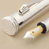 Graf von Faber-Castell 148570 Estilográfica Línea Clásica, plata esterlina 925 M
