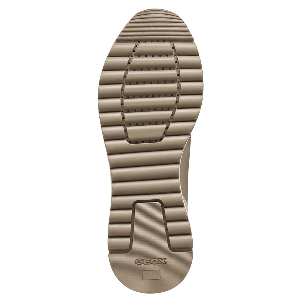 Geox D Desya, Zapatillas Mujer, Beige, 38 EU