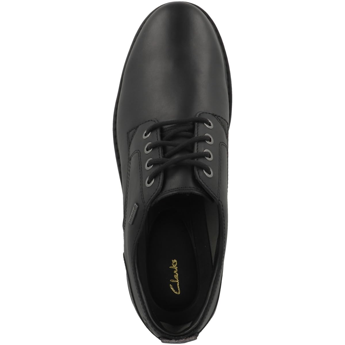 Clarks Batcombetiegtx, Oxford Hombre, Piel Negra, 42.5 EU