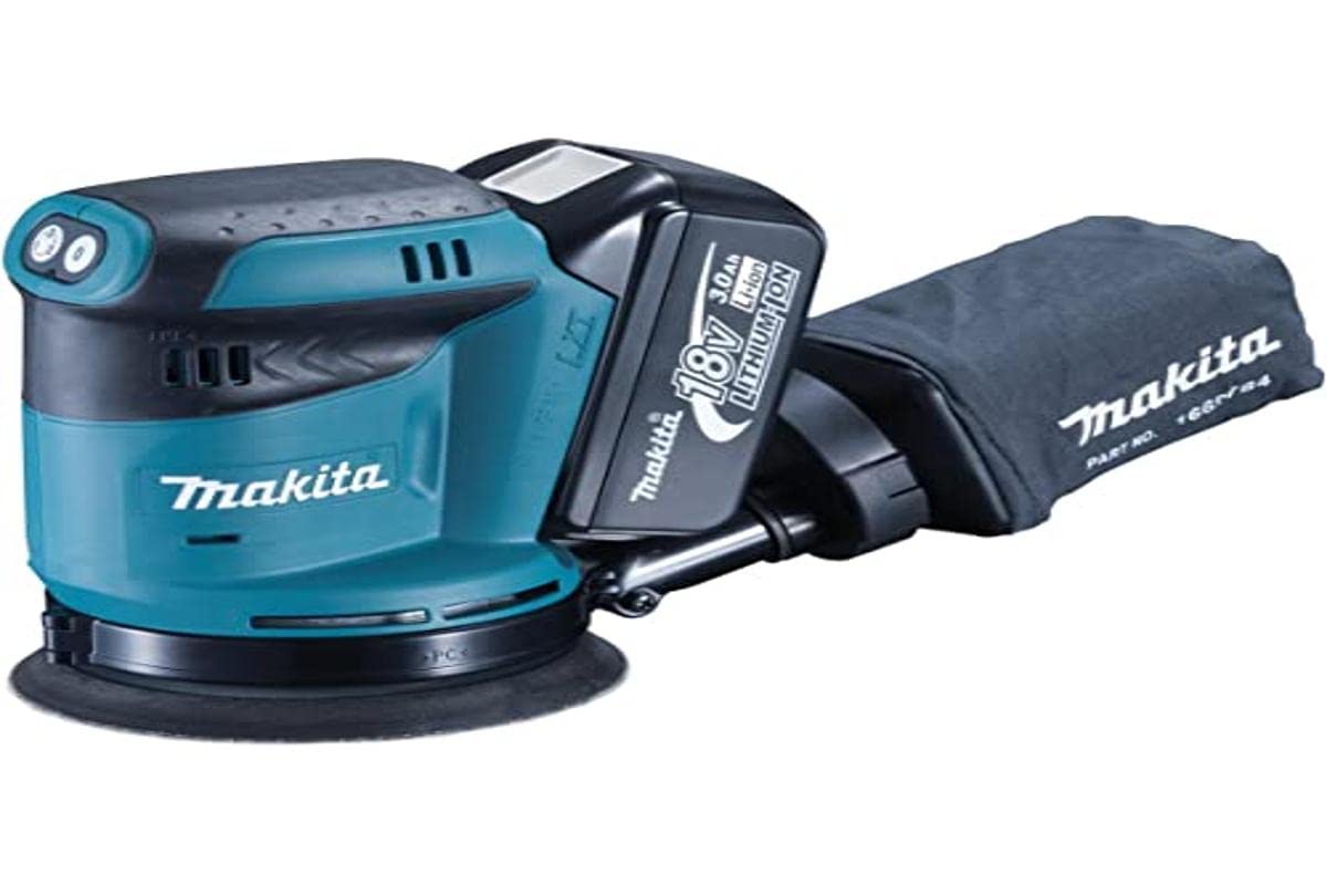 Makita DBO180RFE - Lijadora Rotorbital 18V 125mm 3,0Ah