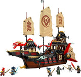 LEGO Ninjago Bounty del Templo - Barco de Juguete Interactivo con Techo Desmontable y 6 Minifiguras Inc. Cole, Zane y NYA - Regalo para Chicos de 14+ Años Fans de El Renacer de los Dragones 71848