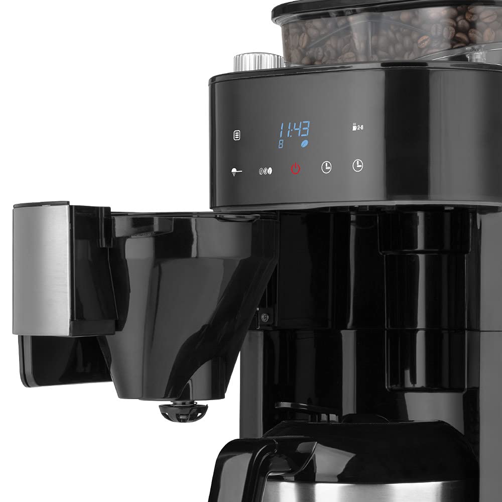 GASTROBACK Cafetera Grind & Brew Pro Thermo, plata, negro