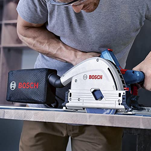 Bosch Professional BITURBO GKT 18V-52 GC - Sierra circular de inmersión a batería (Brushless, 18V, disco Ø 140 mm, Connectivity, sin batería, en L-BOXX)