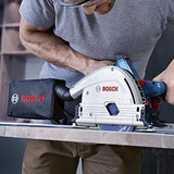 Bosch Professional BITURBO GKT 18V-52 GC - Sierra circular de inmersión a batería (Brushless, 18V, disco Ø 140 mm, Connectivity, sin batería, en L-BOXX)